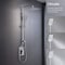 Kibi Cube Pressure Balanced 2-Function Shower Column with Rough In Valve - Chrome KSC404CH - alternate 9